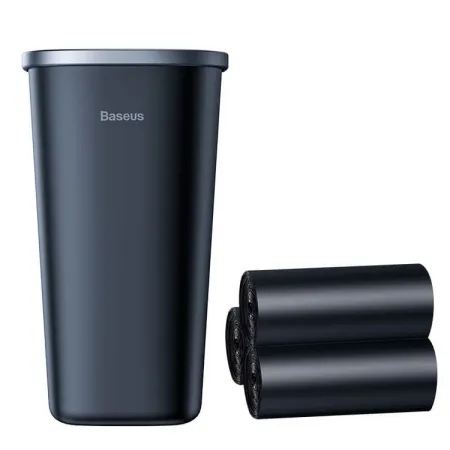 Автомобильный органайзер Baseus Dust-free Vehicle-mounted Trash Can контейнер для мусора Черный