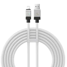 Кабель Baseus CoolPlay Series Fast Charging Cable USB to Lightning 2.4A 2m Білий