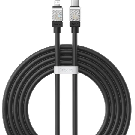Кабель Baseus CoolPlay Series Fast Charging Data Cable Type-C to Lightning PD 20W 2m Чорний