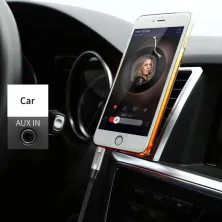 Аудіо-кабель Baseus Yiven AUX 3.5 to AUX 3.5 Audio Cable M30 0,5м Чорний
