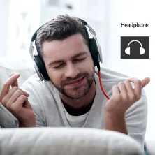Аудио-кабель Baseus Yiven AUX 3.5 to AUX 3.5 Audio Cable M30 1м Червоний