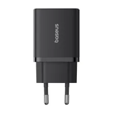 Сетевое зарядное устройство Baseus Cube Fast Charger QC3.0+PD3.0 20W USB+Type-C 3A Черный