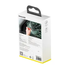 Аварійний молоток і ніж для ременя автомобільний Baseus Sharp Tool Safety Hammer Червоний