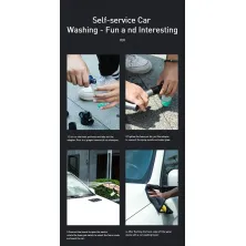 Набор для мойки автомобиля для минимойка Baseus Simple Life Car Wash Spray Nozzle Черный