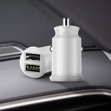 Автомобільний зарядний пристрій Baseus Grain 2USB 3.1A Білий