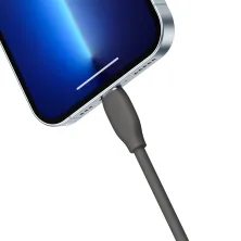 Кабель Baseus Jelly Liquid Silica Gel Fast Charging Data Cable Type-C to Lightning PD 20W 1.2m Чорний