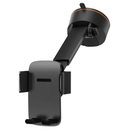 Автодержатель для телефона Baseus Easy Control Clamp Car Mount Holder Pro Suction Cup Version на торпедо и в воздуховод Черный