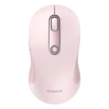 Беспроводная мышка Baseus F02 Ergonomic Wireless Mouse 2.4G/BT5.2 1000-1600-2000-2400-4000dpi Розовый