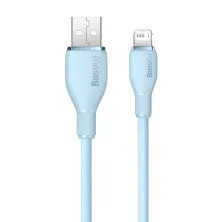 Кабель Baseus Pudding Series Fast Charging Data Cable USB to Lightning 2.4A 1.2m Блакитний