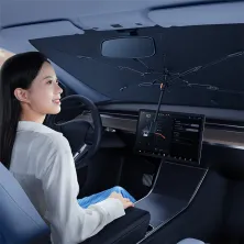 Сонцезахисна парасолька автомобільна Baseus CoolRide Windshield Sun Shade Umbrella Lite Small Чорний