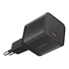 Мережевий зарядний пристрій Baseus GaN5S Fast Charger 1C PD3.0 20W Type-C 3A Чорний