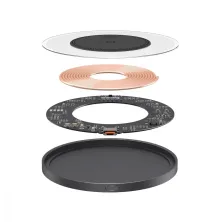 Бездротовий зарядний пристрій Baseus Simple 2 Wireless Charger з технологією Qi 15W Чорний