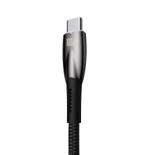 Кабель Baseus Glimmer Series Fast Charging Data Cable USB to Type-C 100W 20V 5A 2m Чорний