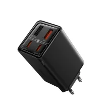 Сетевое зарядное устройство Baseus GaN6 Pro 65W 2USB+2Type-C + кабель Baseus Type-C to Type-C 100W 20V/5A 1м Черный