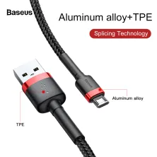 Кабель Baseus Cafule Cable USB to Micro USB 1.5A 2m Черно-Красный