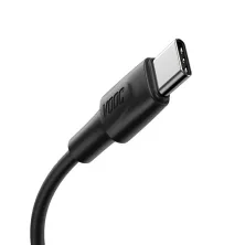 Кабель Baseus White Series Support VOOC Quick Charging Cable USB to Type-C 100W 20V 5A 1m Черный