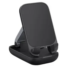 Підставка для телефону настільна Baseus Seashell Series Folding Phone Stand Чорний