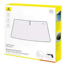 Солнцезащитная шторка автомобильная Baseus GoTrip DT1 Single Car Windshield Sunshade 80х150 см Черный