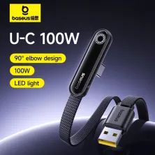 Кабель Baseus MVP 3 Fast Charging Data Cable USB to Type-C 100W 20V 5A 2m Черный