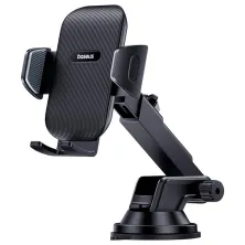 Автотримач для телефона Baseus UltraControl Go Series Clamp-Type Phone Holder Suction Cup Version на торпедо Чорний