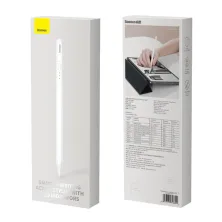 Стилус для iPad Baseus Smooth Writing Active Stylus с LED індикаторами 10 годин Білий
