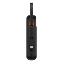 УМБ Baseus Qpow2 Dual-Cable 10000mAh 30W з технологією QC3.0+PD3.0 и 2*Type-C 30W кабелем Чорний