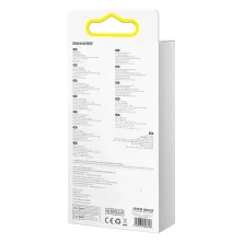 Кабель Baseus Flash Series 2 3-in-1 Fast Charging Data Cable Type-C to Lightning+Type-C+MicroUSB 100W 1.5m Фіолетовий