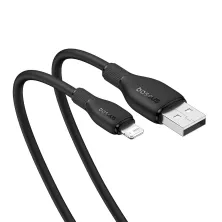 Кабель Baseus Pudding Series Fast Charging Data Cable USB to Lightning 2.4A 1.2m Чорний