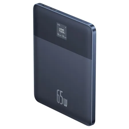 УМБ Baseus Blade Blade2 Fast-Charging Power Bank 12000mAh 65W 6A з технологією QC3.0+PD3.0 + кабель Type-C to Type-C 100W 20V/5A 1м Синий