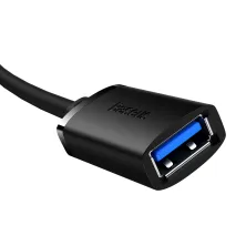 USB подовжувач Baseus AirJoy Series USB3.0 to USB3.0 Extension кабель 1.5м Чорний