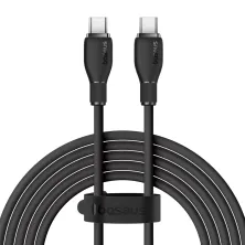 Кабель Baseus Pudding Series Fast Charging Data Cable Type-C to Type-C 100W 20V 5A 2m Чорний