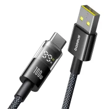 Кабель Baseus Display 2 Series Fast Charging Data Cable USB to Type-C 100W 20V 5A 2m Чорний