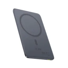 УМБ Baseus PicoGo AM41 Ultra-Slim Magnetic 5000mAh 20W с функцией MagSafe и Qi 15W и Type-C to Type-C кабелем 60W Серый