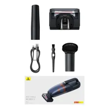  Акумуляторний пилосос Baseus AP02 Handy Vacuum Cleaner 160 Вт 6000 Па Чорний