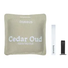 Ароматизатор в машину Baseus Margaret Car Air Freshener с ароматом Cedar Oud Серый