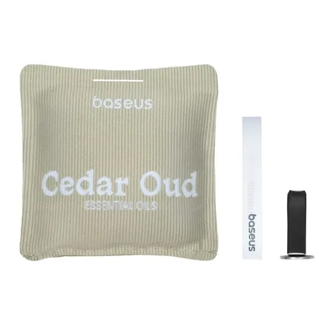 Ароматизатор в машину Baseus Margaret Car Air Freshener з ароматом Cedar Oud Сірий