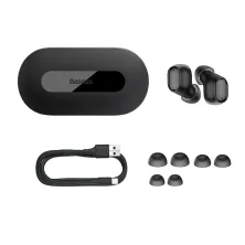 Бездротові Bluetooth навушники Baseus Bowie EZ10 True Wireless TWS Earphones Чорний