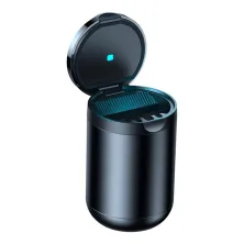 Автомобильная пепельница в подстаканник Baseus Premium 2 Series Car Ashtray Черный