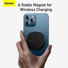 Бездротовий зарядний пристрій Baseus Simple Mini Magnetic з функцією MagSafe і Qi 15W Чорний