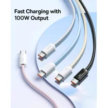 Кабель Baseus Dynamic 3 Series Fast Charging Data Cable Type-C to Type-C 100W 20V 5A 2m Чорний