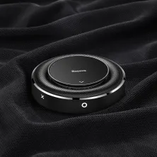 Ароматизатор в машину Baseus Metal Fabric Aroma Holder и 4 арома-картриджа Черный