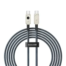 Кабель Baseus Unbreakable Series Fast Charging Data Cable Type-C to Type-C 100W 20V 5A 2m Сірий