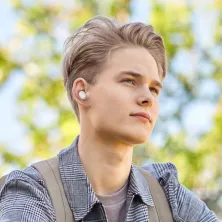 Бездротові Bluetooth навушники Baseus Bowie EZ10 True Wireless TWS Earphones Білий