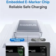 Кабель Baseus Display 2 Series Fast Charging Data Cable USB to Type-C 100W 20V 5A 1m Чорний