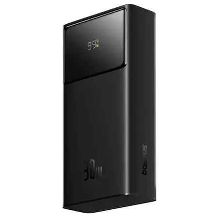 УМБ Baseus Star-Lord Digital Display 10000mAh 30W з технологією QC3.0+PD3.0 2USB+Type-C + Кабель USB to Type-C Чорний