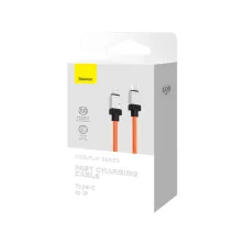 Кабель Baseus CoolPlay Series Fast Charging Data Cable Type-C to Lightning PD 20W 1m Помаранчевий