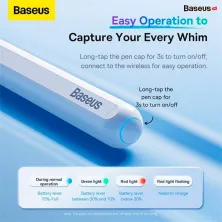 Стилус для iPad Baseus Writing 2 Series Dual Charging 10 годин Білий