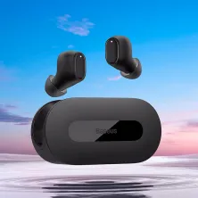 Бездротові Bluetooth навушники Baseus Bowie EZ10 True Wireless TWS Earphones Чорний