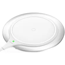Беспроводное зарядное устройство Baseus Metal Wireless Charger с технологией Qi 10W Серебристый