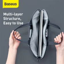 Сумка для ноутбука і гаджетів Baseus Basics Series 16" Shoulder Computer Bag Сірий